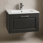 Bathroom  1 Drawer Wall Hung Minimalist Basin Unit - Chawton