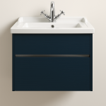 Bathroom  1 Drawer Wall Hung Traditional Basin Unit - True Rail