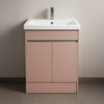 Freestanding  Bathroom 2 Door Mid Edge Basin Unit - True Rail