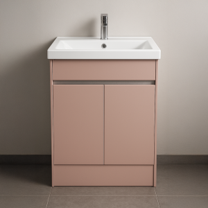 Freestanding Bathroom 2 Door Mid Edge Basin Unit - True Rail