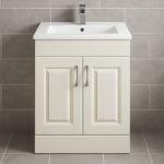 Freestanding  Bathroom 2 Door Minimalist Basin Unit - Chawton