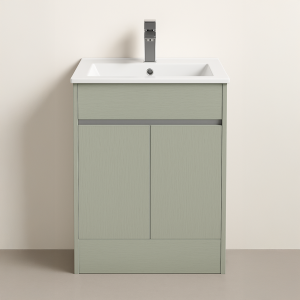 Freestanding Bathroom 2 Door Minimalist Basin Unit - True Rail