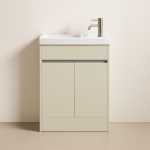 Freestanding  Bathroom 2 Door Side Tap Basin Unit - True Rail