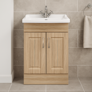 Freestanding Bathroom 2 Door Traditional Basin Unit - Chawton