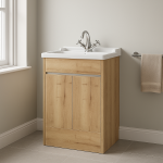 Freestanding  Bathroom 2 Door Traditional Basin Unit - True Rail