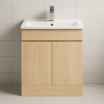 Freestanding  Bathroom 2 Door Minimalist Basin Unit - Selborne