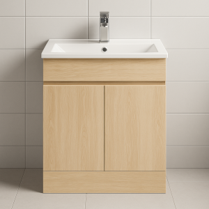 Freestanding Bathroom 2 Door Minimalist Basin Unit - Selborne