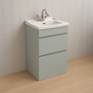 Freestanding Bathroom 2 Drawer Traditional Basin Unit - Selborne