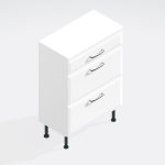 Bathroom 3 Drawer Base Unit - Hambledon