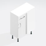 Bathroom Drawerline (Dummy) Corner Base  Unit - Brockenhurst