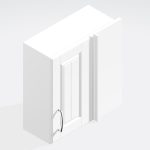 Bathroom  575mm High Corner Wall Unit - Chawton