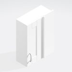 Bathroom  720mm High Corner Wall Unit - New Milton Solid Wood