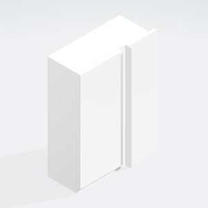 Bathroom  720mm High Corner Wall Unit - Express Lucente