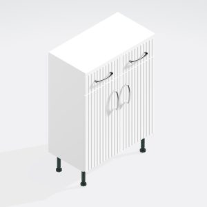 Bathroom Double Drawerline Base Unit -  Brockenhurst