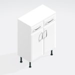 Bathroom Double Drawerline Base Unit -  Hambledon