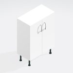 Bathroom  Double Highline Base Unit - Lymington Acrylic