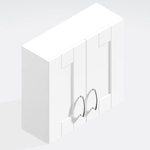 Bathroom  575mm High Double Wall Unit - Bramshaw