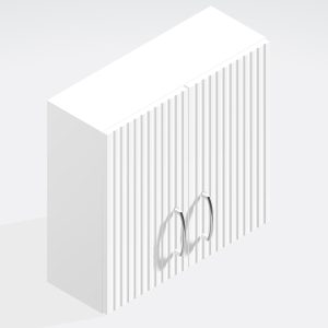 Bathroom 575mm High Double Wall Unit -  Brockenhurst