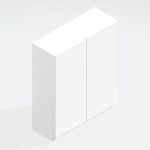 Bathroom  720mm High Double Wall Unit - Express Lucente