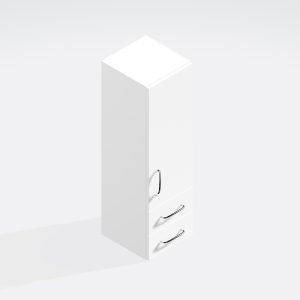 Bathroom  1010mm High Dresser Unit - Meon