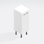 Bathroom Linen Basket Unit - Brockenhurst