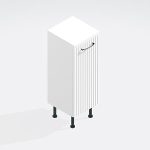 Bathroom Linen Basket Unit - Brockenhurst