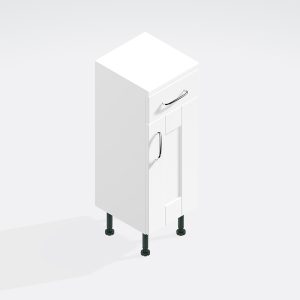 Bathroom  Single Drawerline Base Unit - Bramshaw