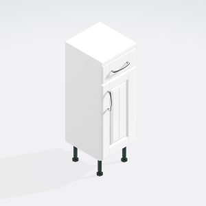 Bathroom  Single Drawerline Base Unit - Chawton