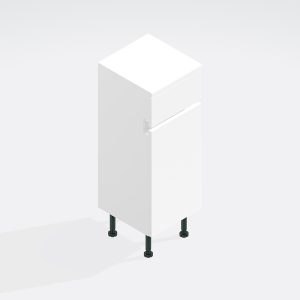 Bathroom  Single Drawerline Base Unit - True Rail