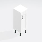 Bathroom  Single Highline Base Unit - Express Cambridge Solid Wood