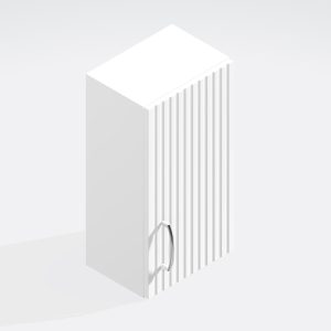 Bathroom 575mm High Single Wall Unit -  Brockenhurst