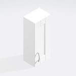 Bathroom  720mm High Single Wall Unit - New Milton Solid Wood