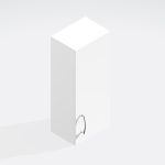 Bathroom  720mm High Single Wall Unit - Meon