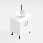 Bathroom  Double Door Sit On Basin Unit - Express Vivo