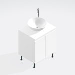 Bathroom  Double Door Sit On Basin Unit - Express Lucente