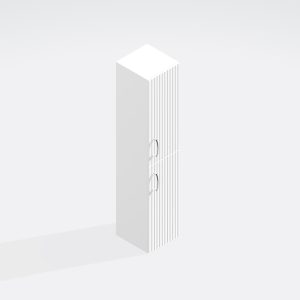 Bathroom Wall Hung Tall Unit Highline 1440mm High - Brockenhurst