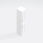 Bathroom  Wall Hung Tall Unit Highline 1440mm High - Chawton