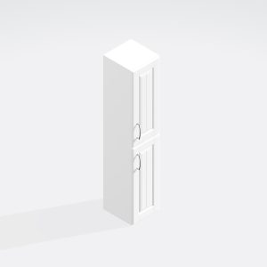 Bathroom Wall Hung Tall Unit Highline 1440mm High - Chawton