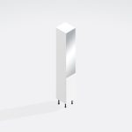 Bathroom  Tall Unit Highline Mirrored - Express Lucente