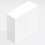 Bathroom
575mm High Double Mirrored Wall Unit - Bramshaw