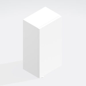 Bathroom
575mm High Single Mirrored Wall Unit - Bramshaw