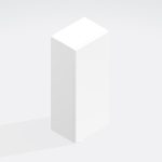 Bathroom  720mm High Single Mirrored Wall Unit - Express Lucente