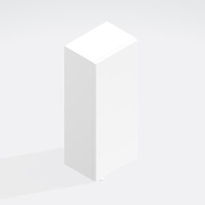 Bathroom  720mm High Single Mirrored Wall Unit - Express Lucente