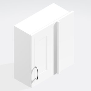 Bathroom  575mm High Corner Wall Unit - Wickham