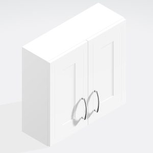 Bathroom  575mm High Double Wall Unit - Wickham