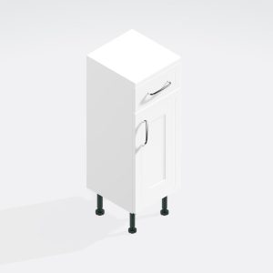 Bathroom  Single Drawerline Base Unit - Wickham