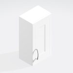 Bathroom  575mm High Single Wall Unit - Wickham