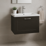 Bathroom  1 Drawer Wall Hung Minimalist Basin Unit - Wickham