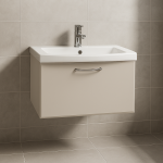 Bathroom 1 Drawer Wall Hung Rear Tap  Basin Unit - Hambledon
