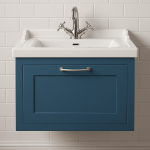 Bathroom  1 Drawer Wall Hung Traditional Basin Unit - Wickham